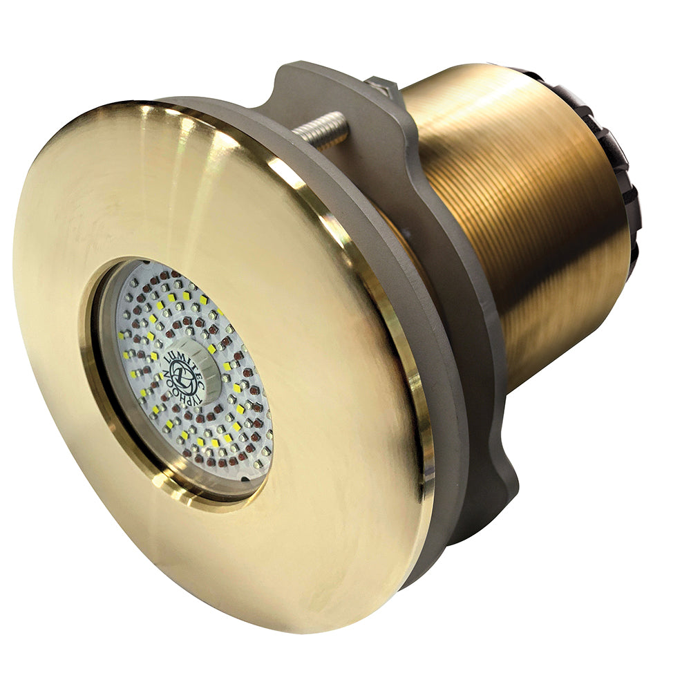 Lumitec SeaBlaze Typhoon Underwater Light Bronze ThruHull LED Light Spectrum RGBW Flush Mount