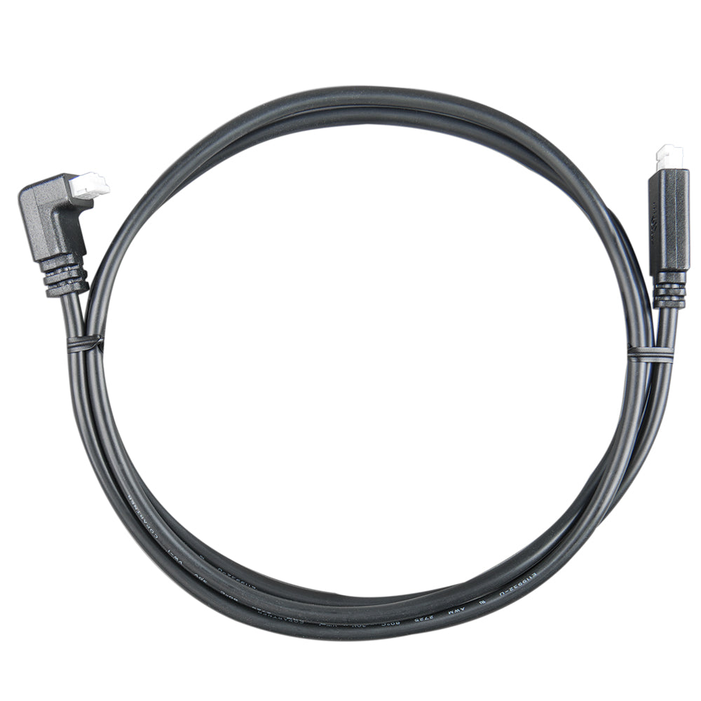 Victron VE Direct 5M Cable 1 Side Right Angle Connector