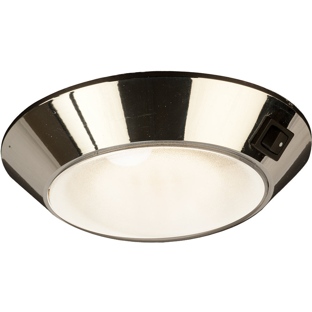 SeaDog Chrome Plastic LED Dome Light 4 DayNight ClearRed Bulb