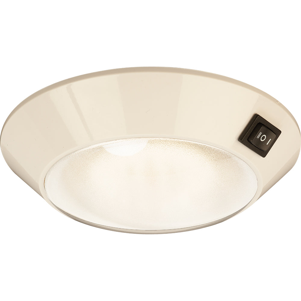 SeaDog White Plastic LED Dome Light 4 DayNight ClearRed Bulb