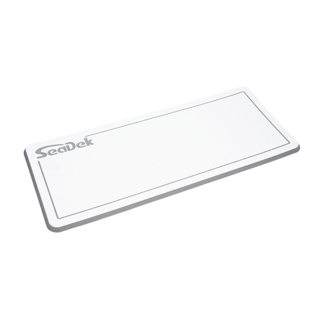 SeaDek Small Helm Pad WhiteStorm Grey wSeaDek Logo