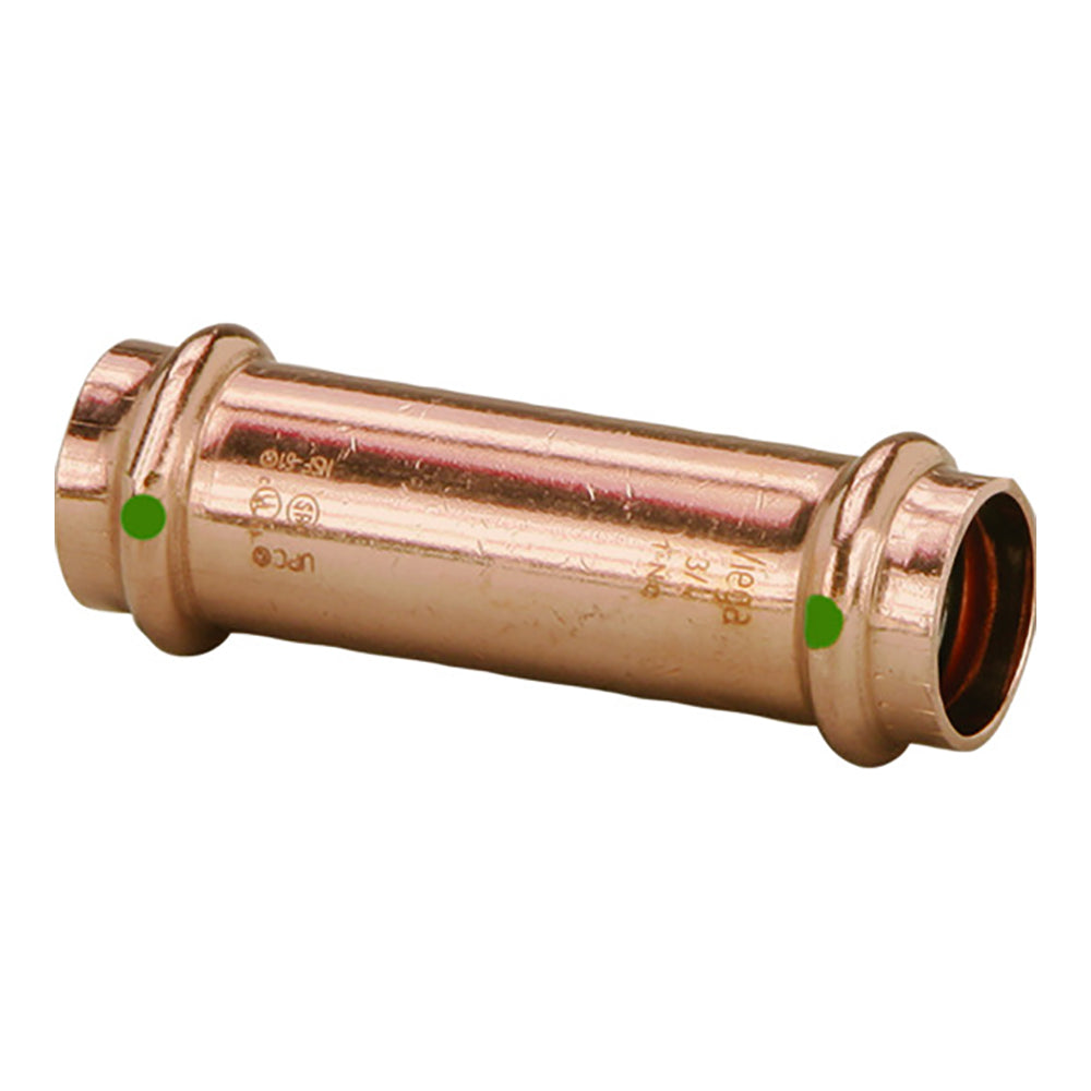 Viega ProPress 1 Extended Coupling wo Stop Double Press Connection Smart Connect Technology