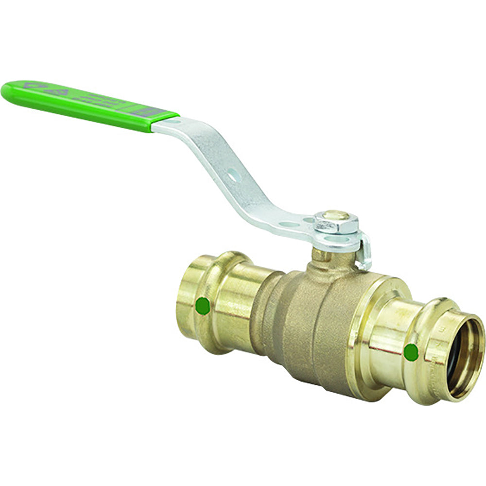 Viega ProPress 1 Zero Lead Bronze Ball Valve wStainless Stem Double Press Connection Smart Connect Technology