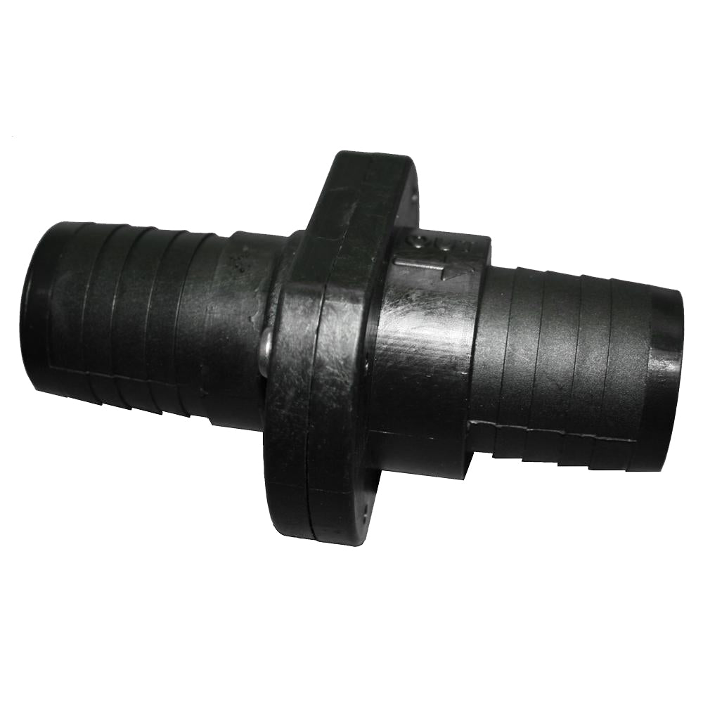 TH Marine Double Barb Inline Scupper Check Valve 112 Black