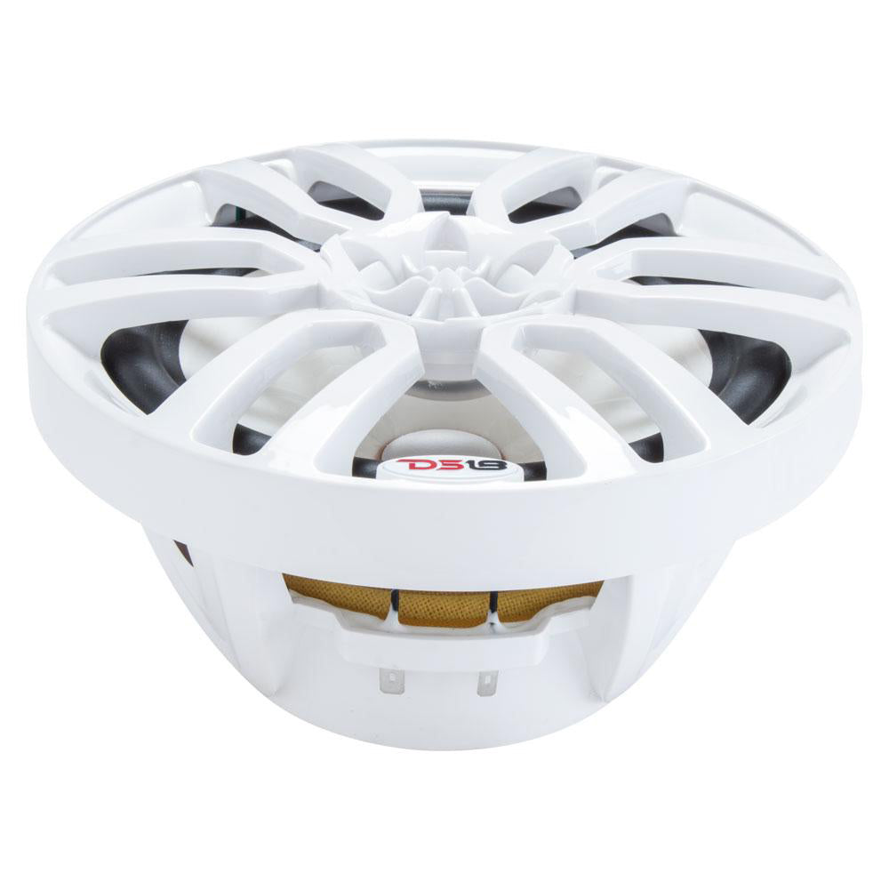 DS18 HYDRO 8 2Way Marine Speakers wRGB LED Lights 375W White