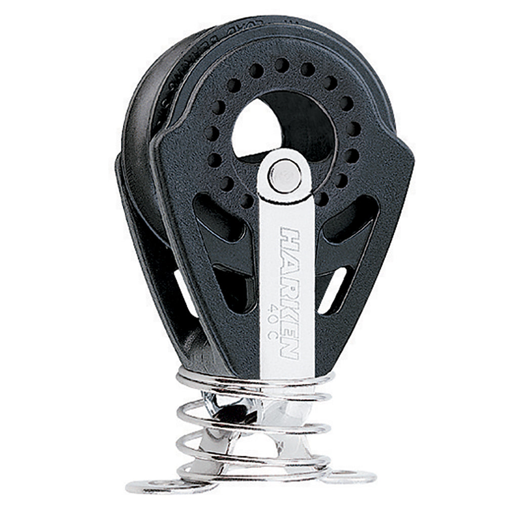 Harken 40mm Carbo Block wSpring Eyestrap