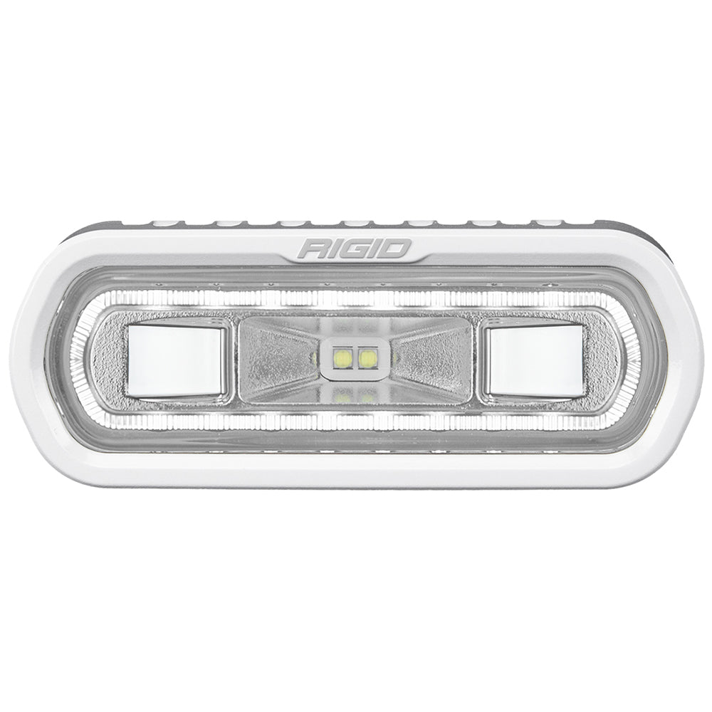 RIGID Industries SRL Series Marine Spreader Light White Surface Mount White Light wWhite Halo