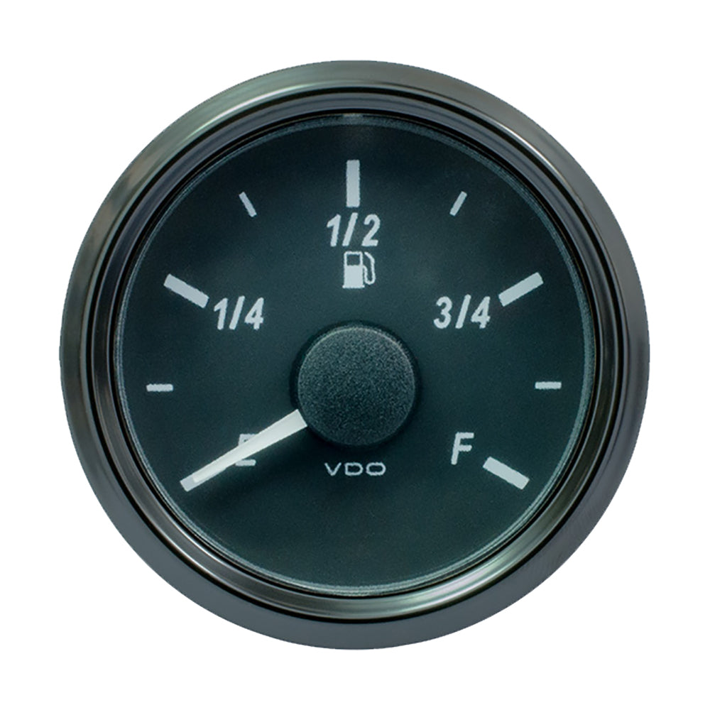 VDO SingleViu 52mm 2116 Fuel Level Gauge EF Scale 0180 Ohm