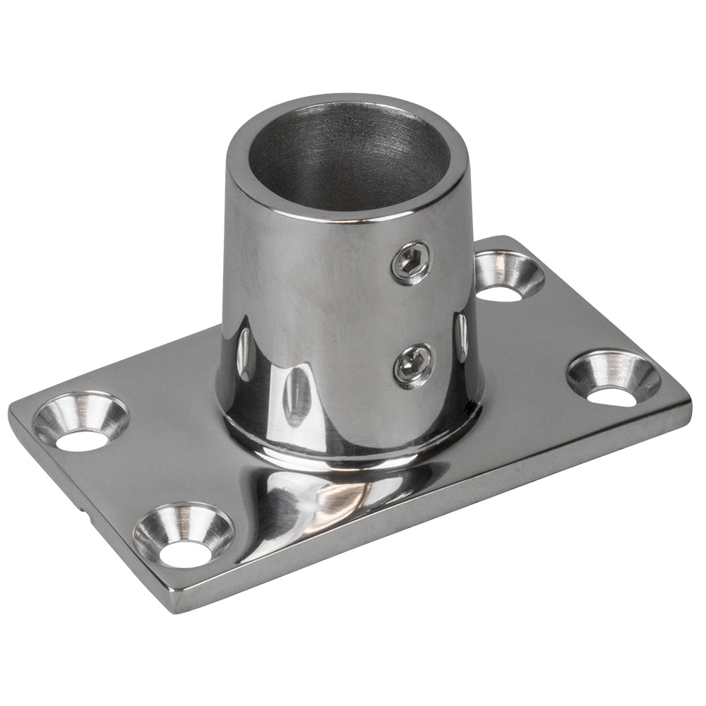 SeaDog Rail Base Fitting Rectangular Base 90 316 Stainless Steel 11116 x 3 78 OD
