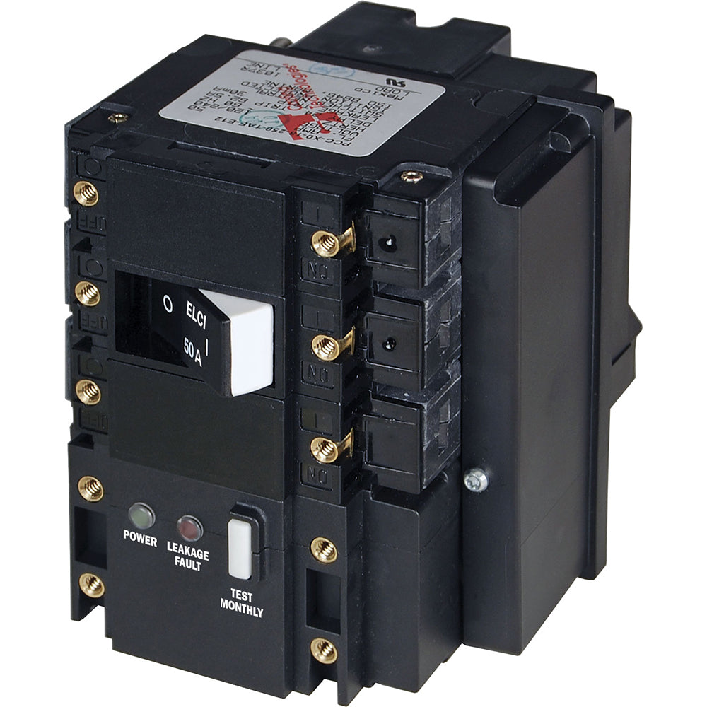 Blue Sea CSeries ELCI Main Circuit Breaker 120240V AC 50A