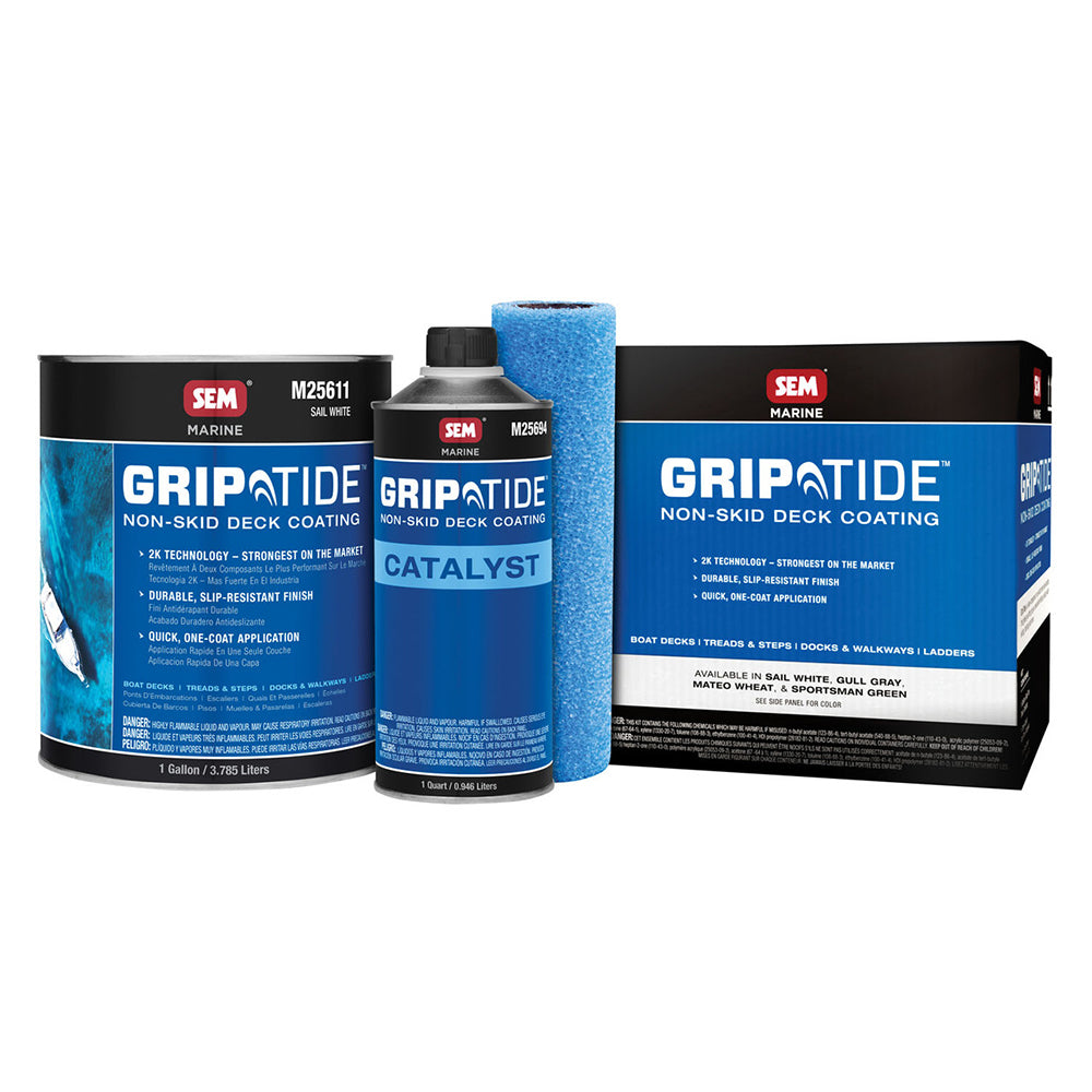SEM GripTide NonSkid Deck Coating Kit Sail White