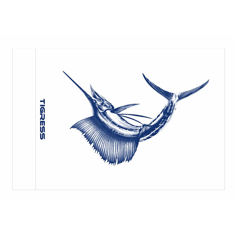 Tigress Sailfish Release Flag 12 x 18