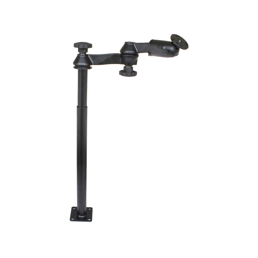 RAM Mount RAM TelePole w12 18 Poles Double Swing Arms Round Plate