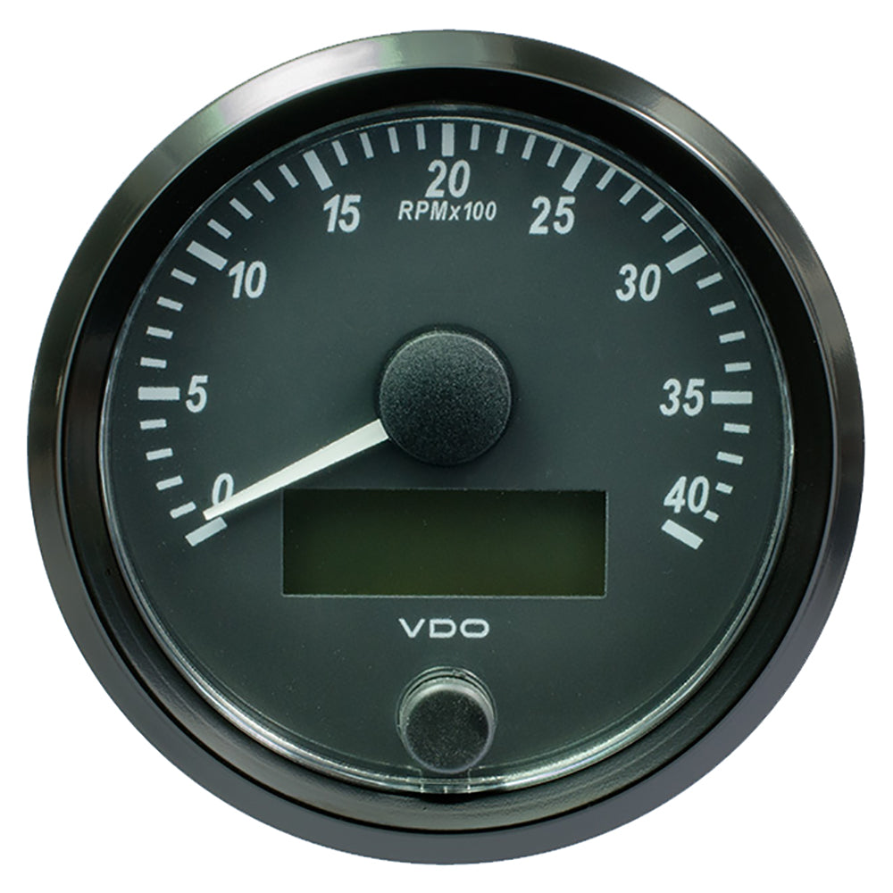 VDO SingleViu 80mm 318 Tachometer 4000 RPM
