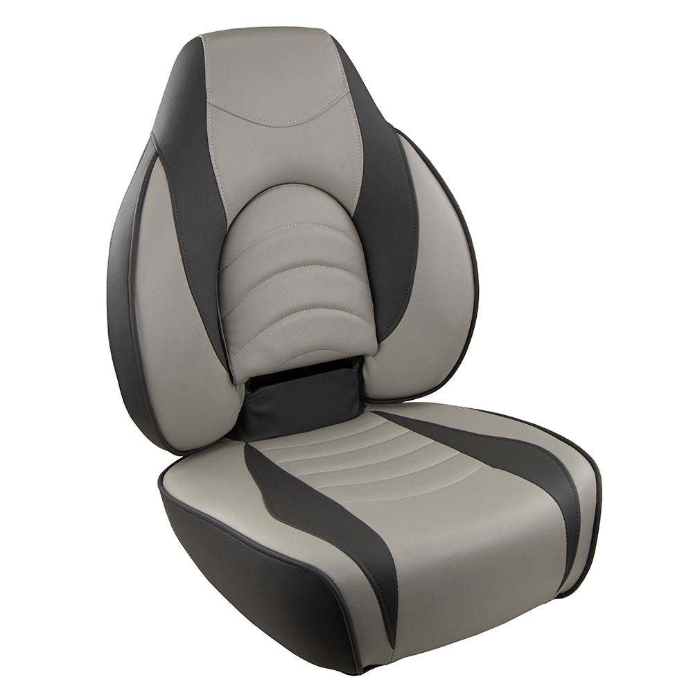 Springfield Fish Pro High Back Folding Seat CharcoalGrey