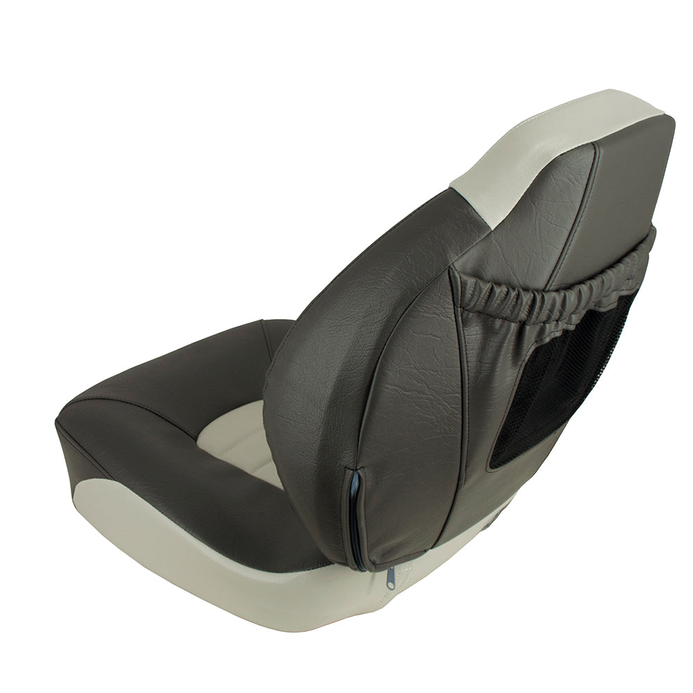 Springfield Fish Pro Mid Back Folding Seat CharcoalGrey