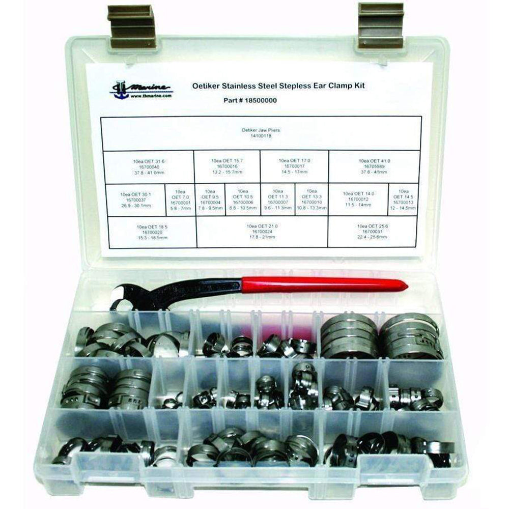 TH Marine Oetiker Stepless Clamp Kit wPliers