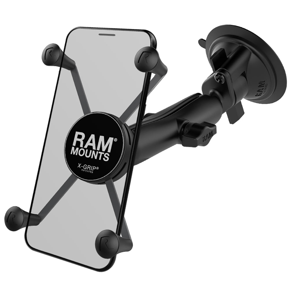 RAM Mount RAM XGrip Large Phone Mount wRAM TwistLock Suction Cup Base