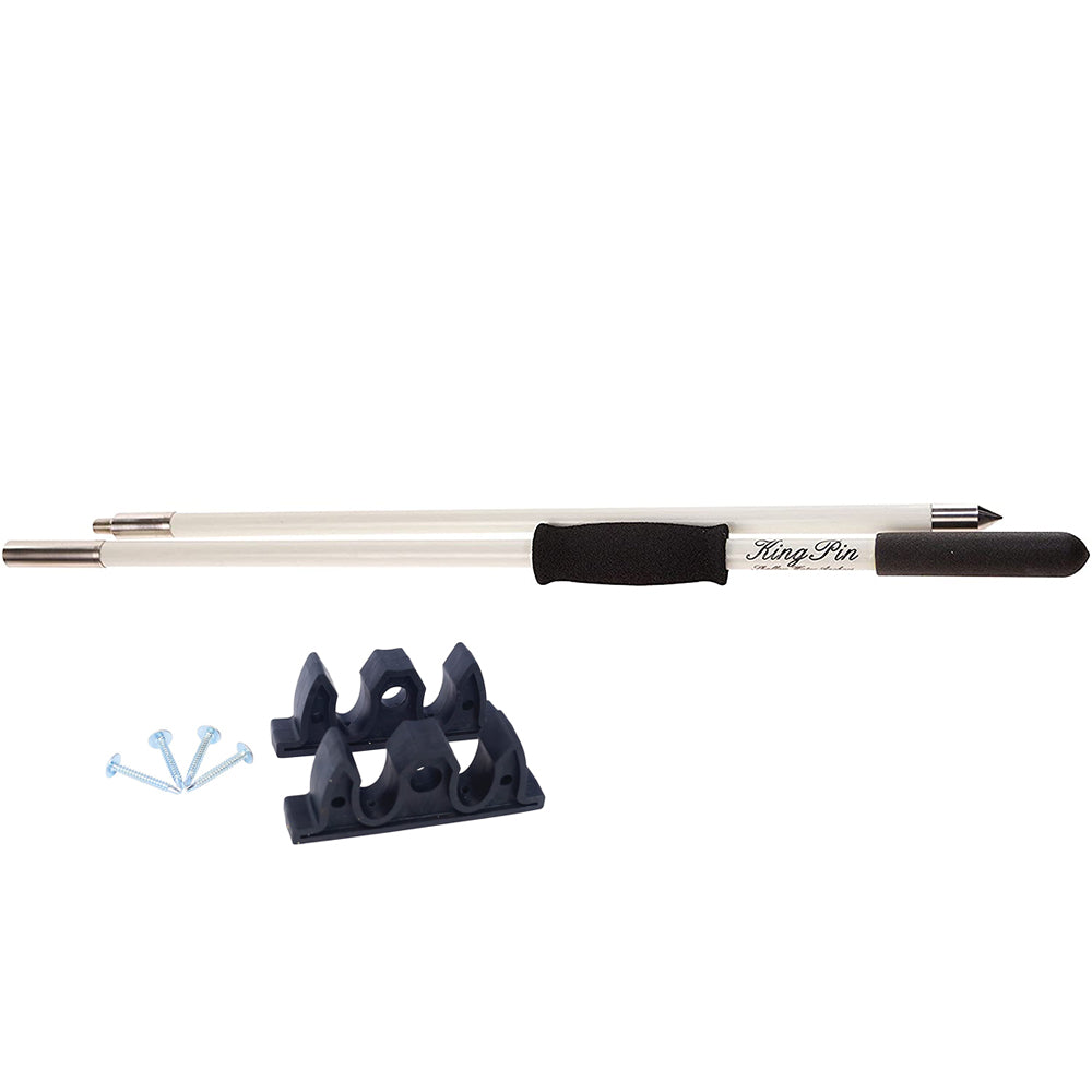 Panther 12 King Pin Anchor Pole 2Piece White