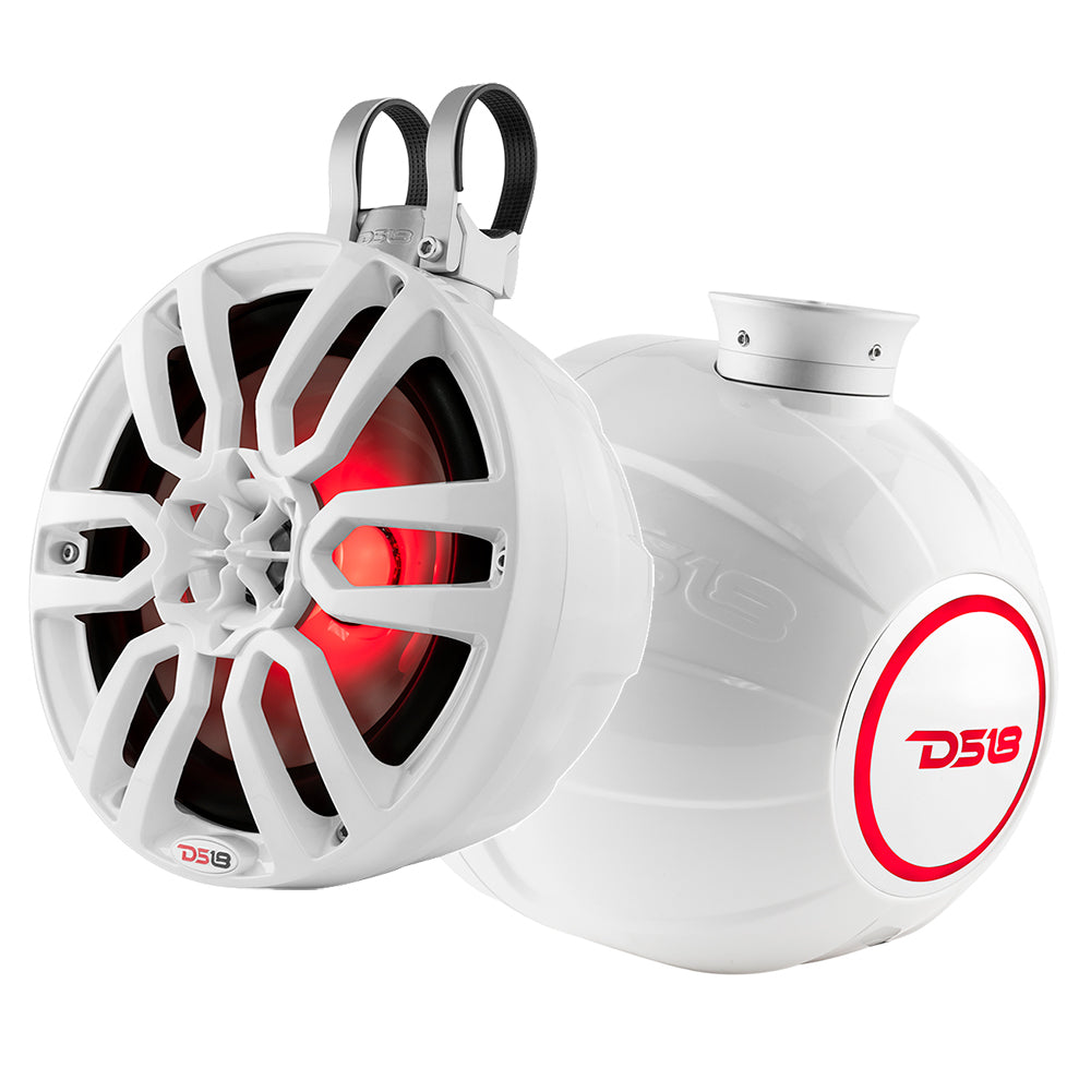 DS18 HYDRO 65 Compact Wakeboard Pod Tower wRGB Light 300W White