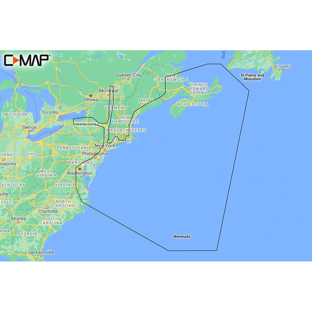 CMAP MNAY202MS Nova Scotia to Chesapeake Bay REVEAL Coastal Chart