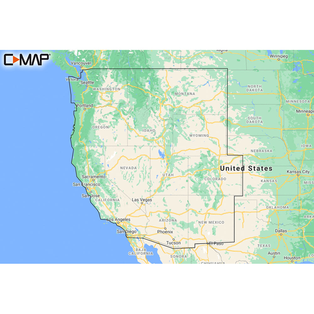 CMAP MNAY211MS US Lakes West REVEAL Inland Chart
