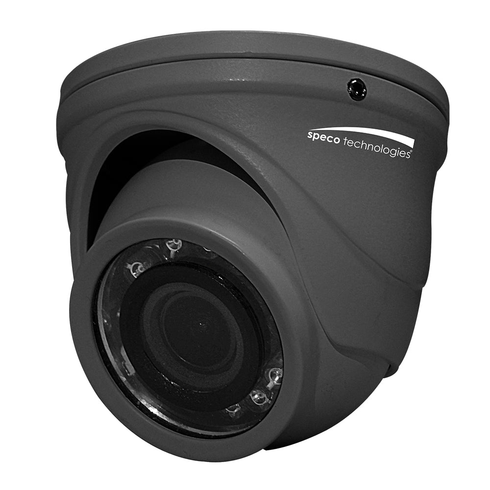Speco 4MP HDTVI Mini IR Turret w29mm Lens Grey