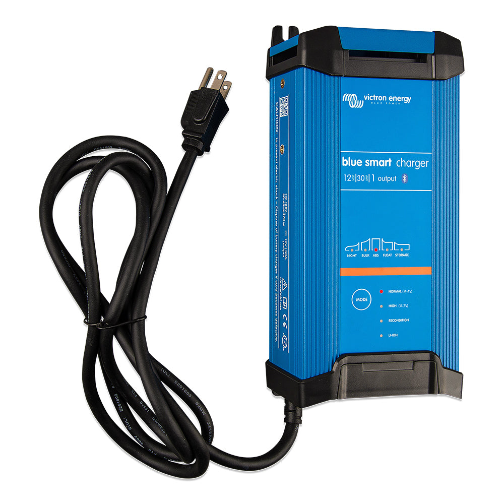 Victron Blue Smart IP22 12VDC 30A 1 Bank 120V Charger Dry Mount