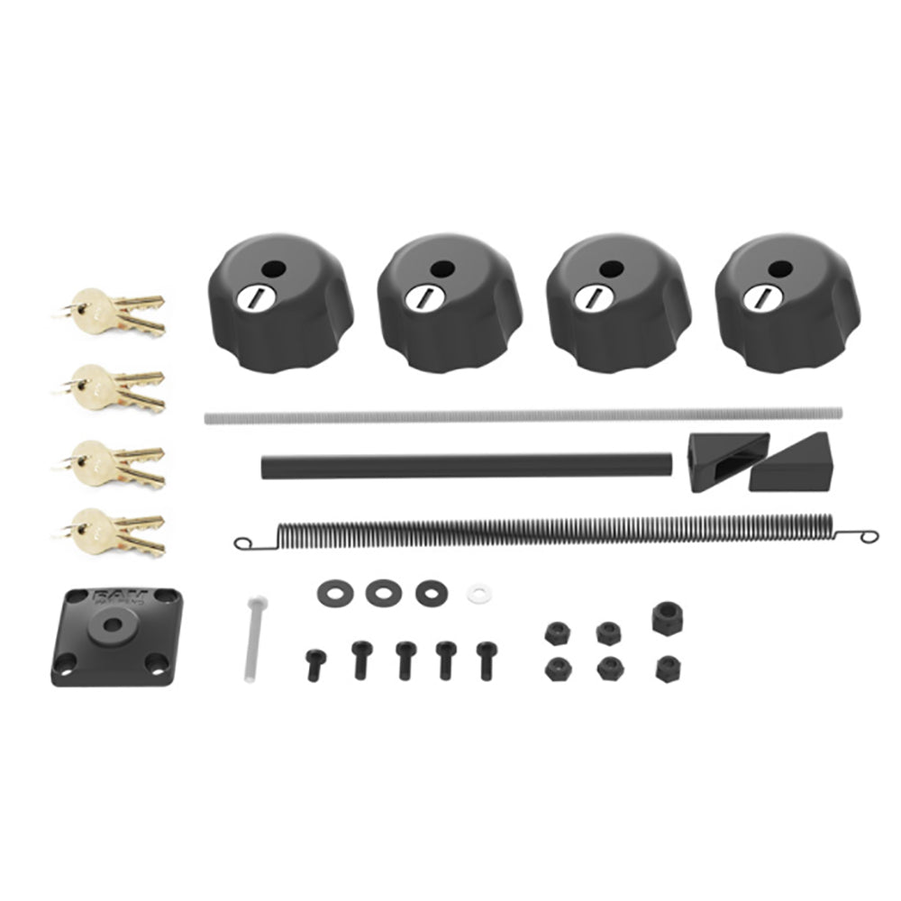 RAM Mount RAM SafeNSecure Locking Kit fRAM ToughTray Swing Arms