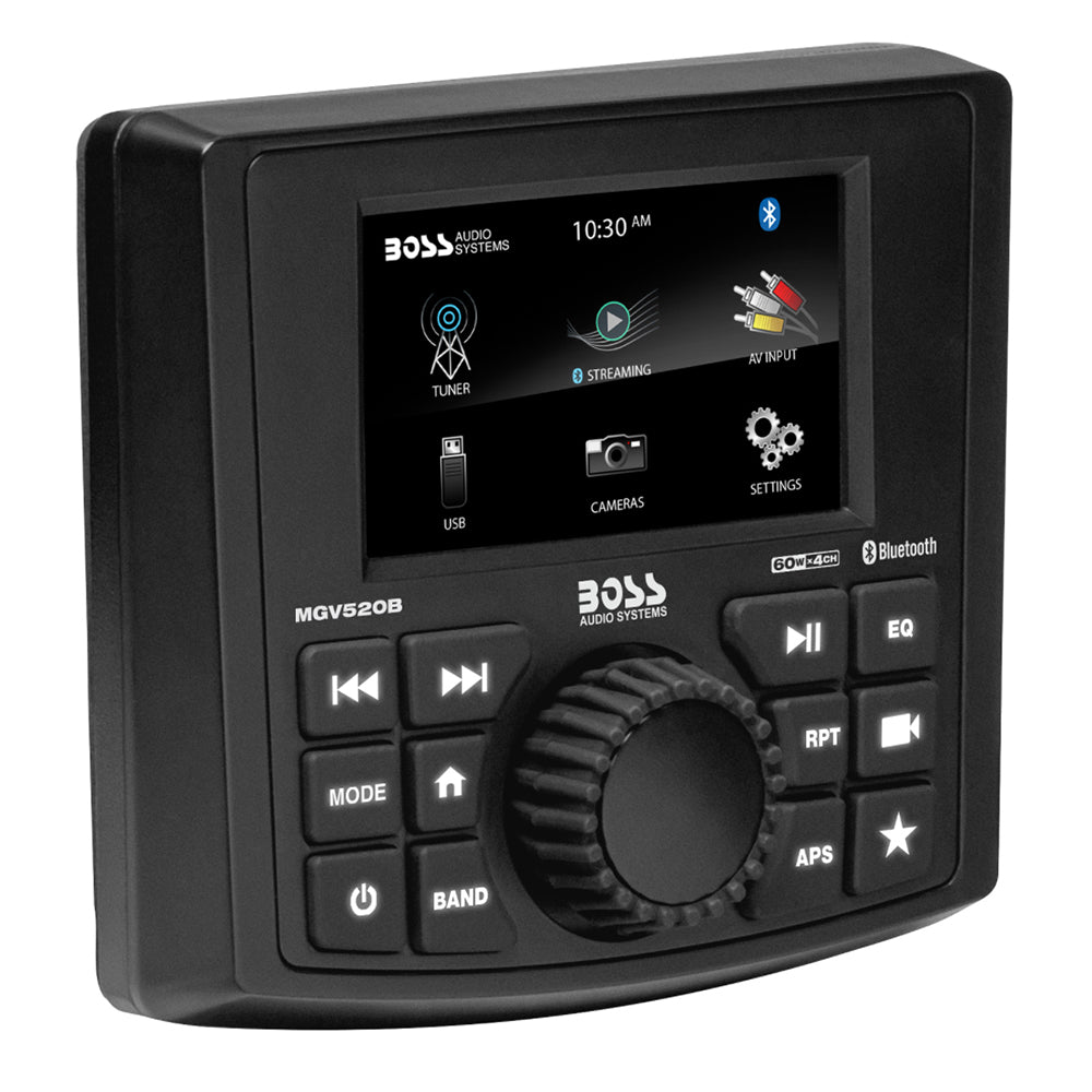 Boss Audio MGV520B Marine Stereo wAMFMBTUSBRear Camera