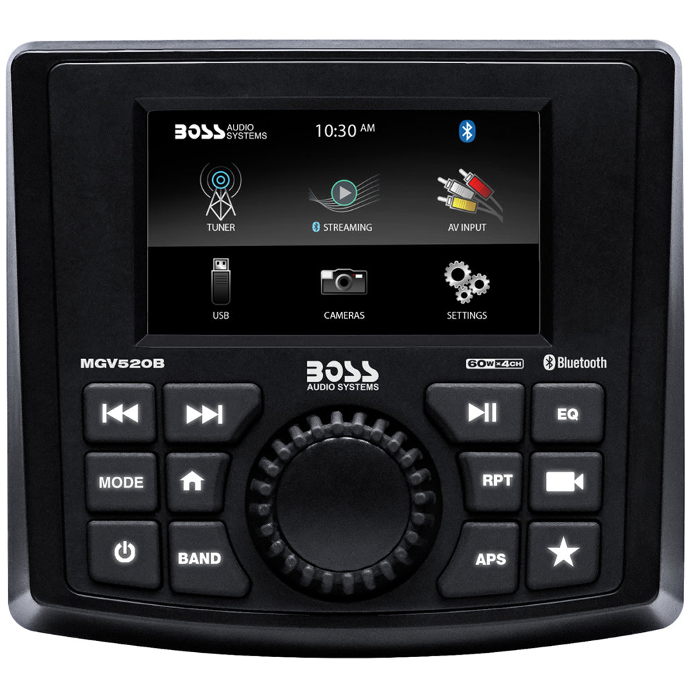Boss Audio MGV520B Marine Stereo wAMFMBTUSBRear Camera