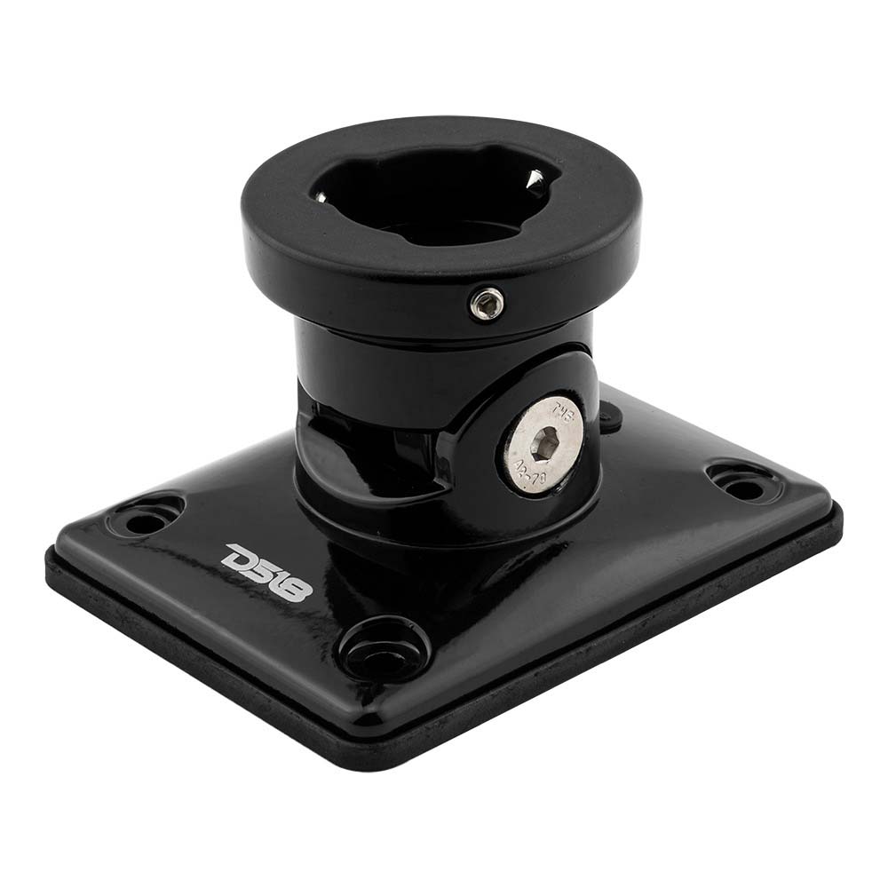 DS18 HYDRO Universal Flat Swivel Mount Black