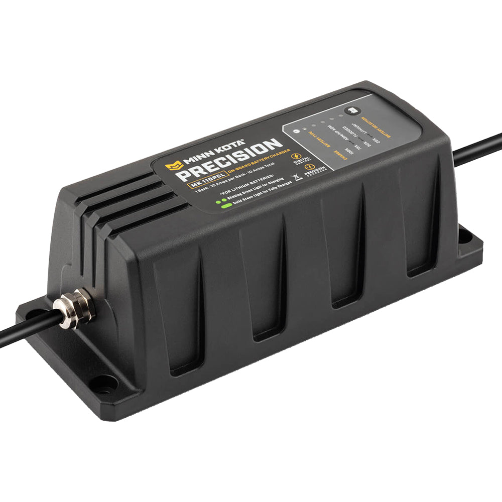 Minn Kota OnBoard Precision Charger MK110 PCL 1 Bank x 10 AMP LI Optimized Charger