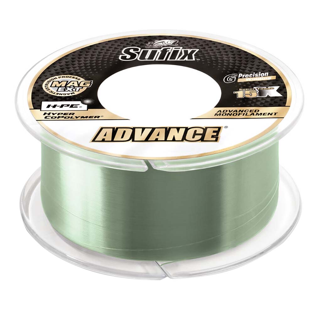 Sufix Advance Monofilament 20lb LowVis Green 330 yds