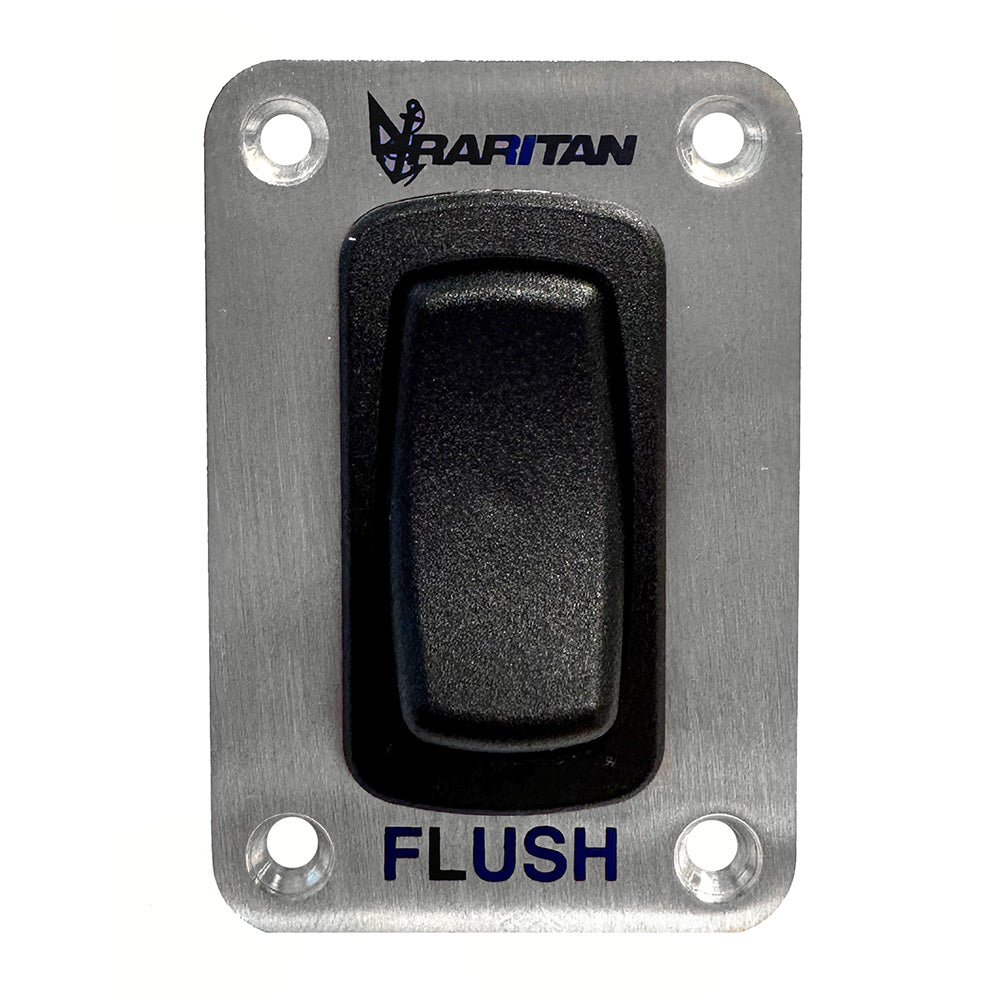 Raritan Momentary Flush Switch wStainless Steel Faceplate