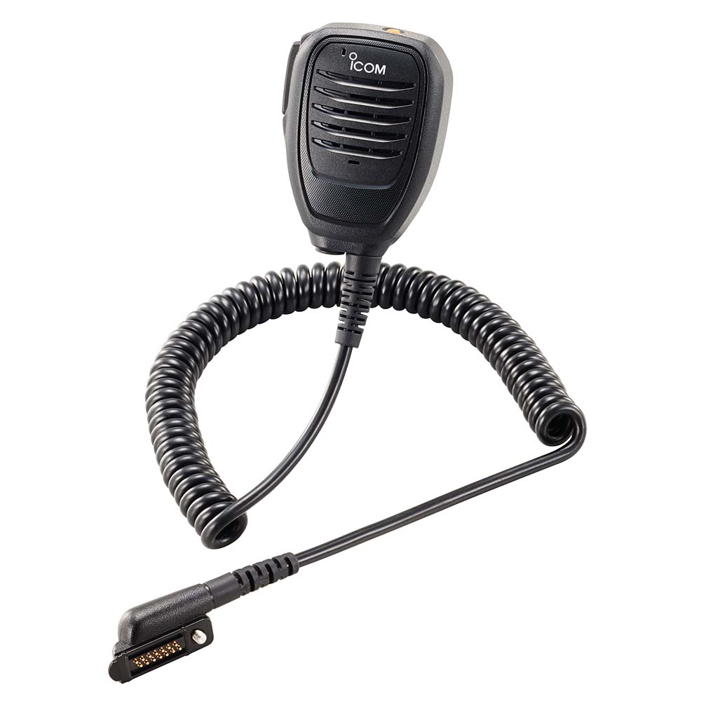Icom HM222H Waterproof Speaker Mic w35mm Accessory Jack 14Pin Connector