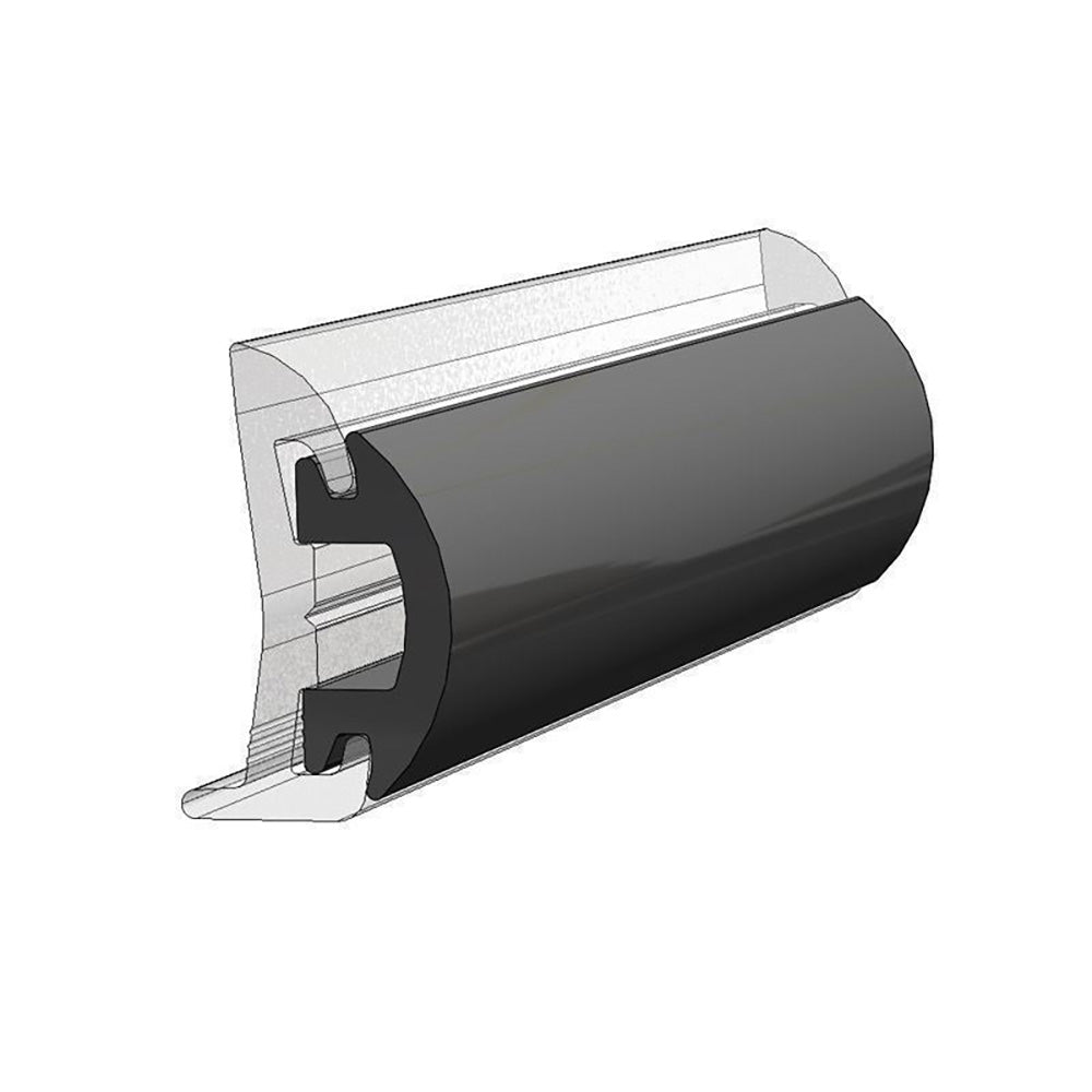 TACO 70 Flexible Black Rub Rail Insert 1316 x 12