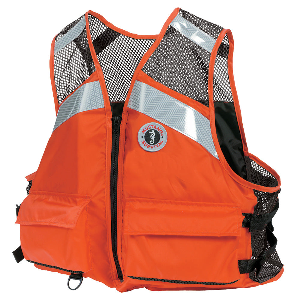Mustang Industrial Mesh Vest Orange LargeXL