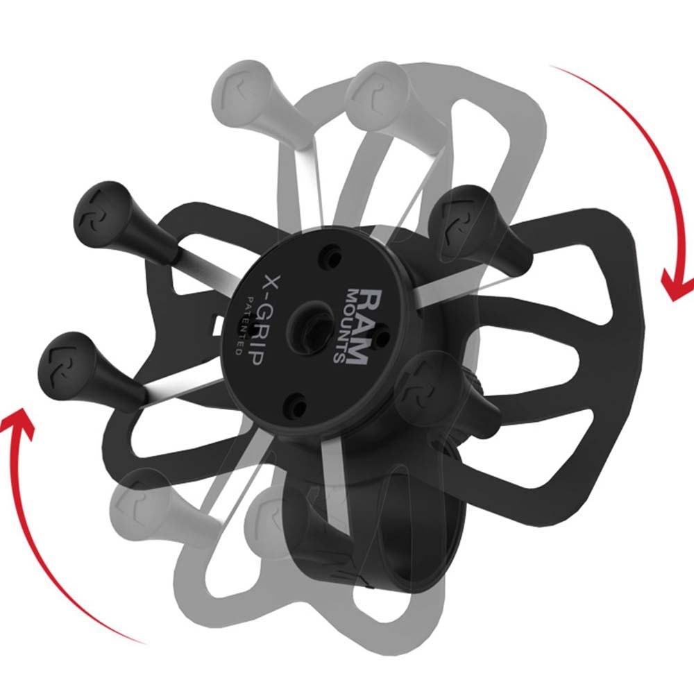 RAM Mount RAM XGrip Phone Mount wRAM ToughStrap Handlebar Base