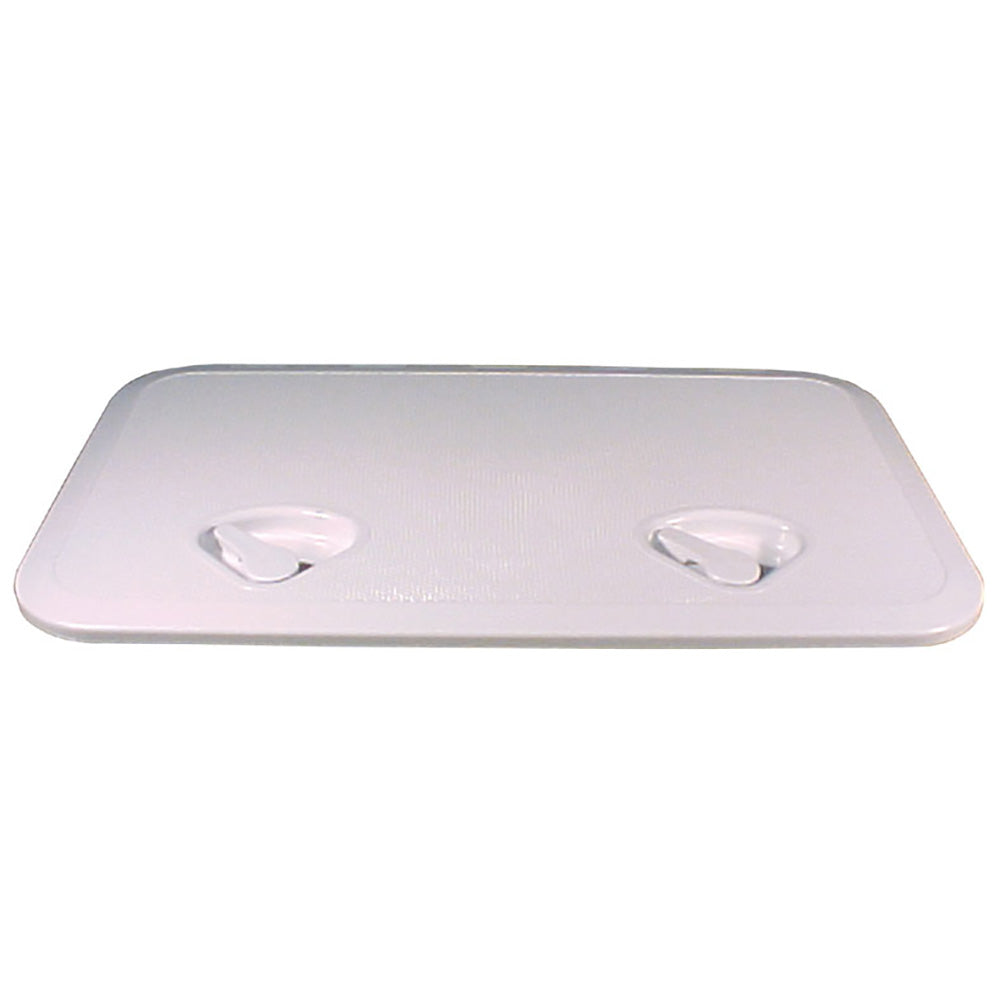 Beckson 14 x 24 Flush Hatch White ASA Material Acrylonitrile Styrene Acrylate