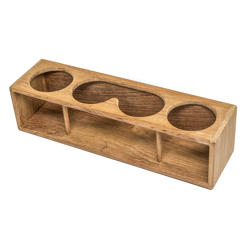 Whitecap Four DrinkBinocular Rack Teak