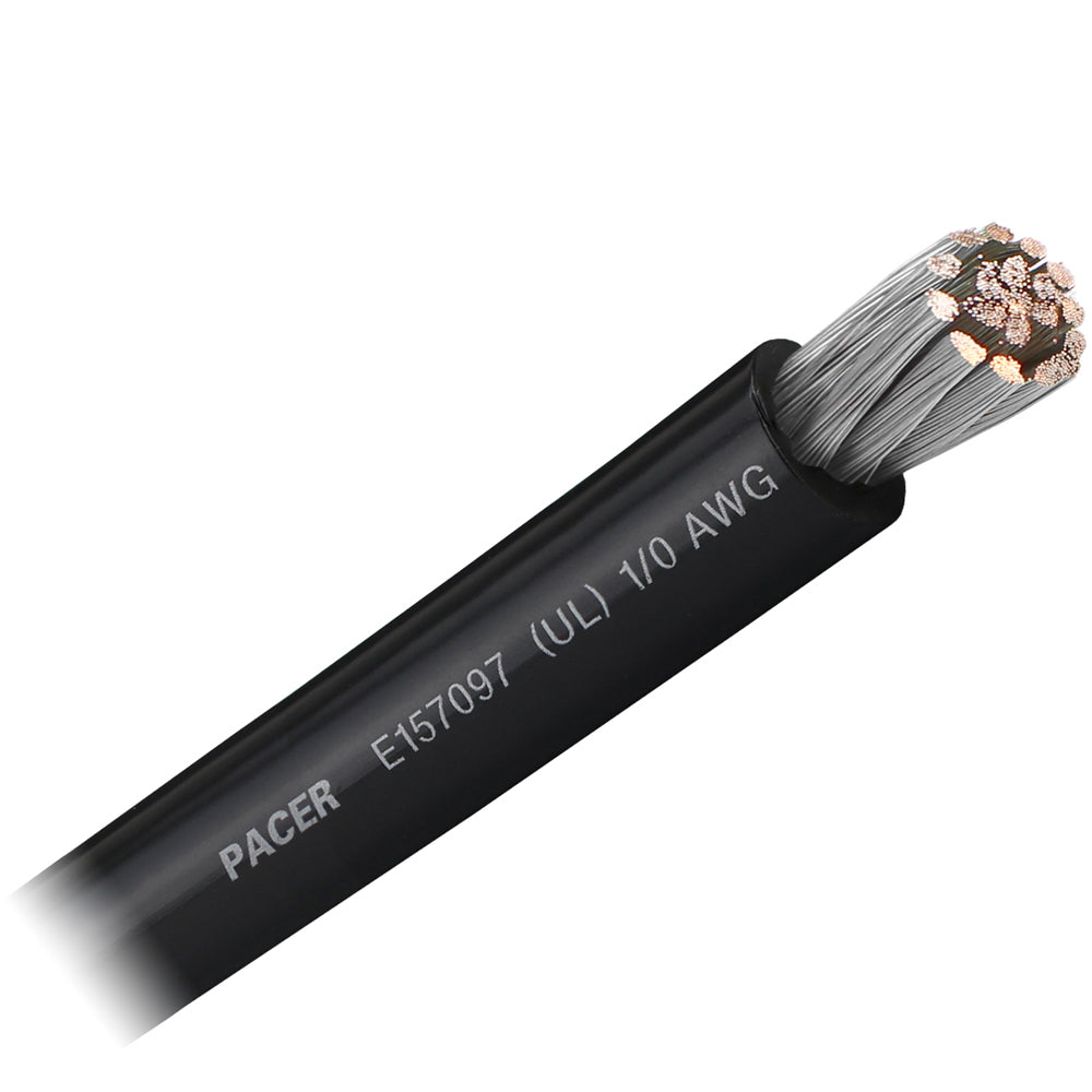 Pacer Black 10 AWG Battery Cable Sold By The Foot