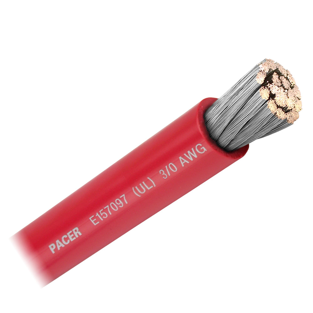 Pacer Red 30 AWG Battery Cable Sold By The Foot
