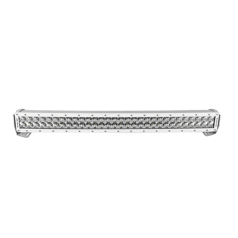 Black Oak Pro Series 30 Curved Double Row 30 LED Light Bar Combo Optics White Housing