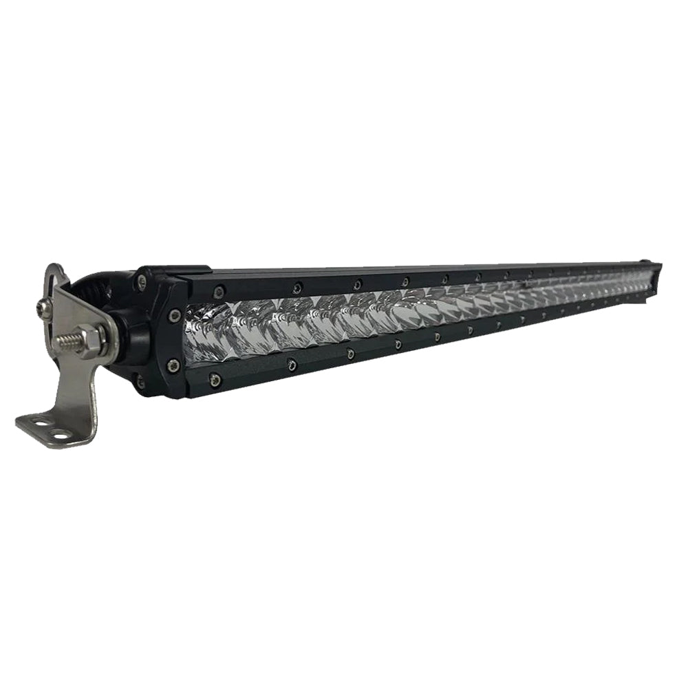 Black Oak 30 Single Row LED Light Bar Combo Optics Black Housing Pro Series 30