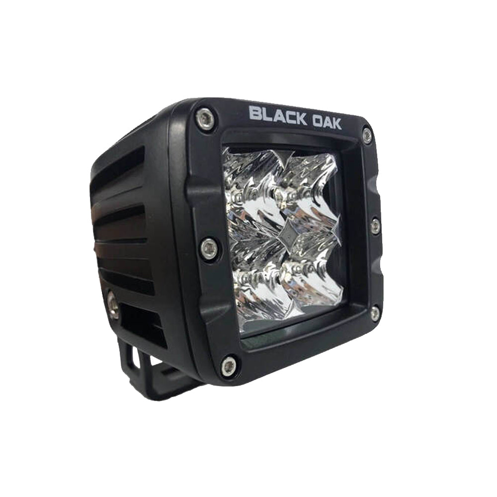 Black Oak 2 LED Pod Light Spot Optics Black Housing Pro Series 30