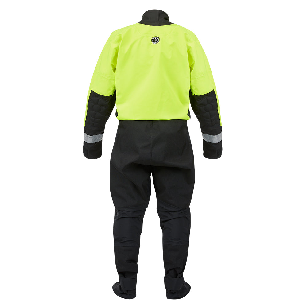 Mustang MSD576 Water Rescue Dry Suit Fluorescent Yellow GreenBlack Medium