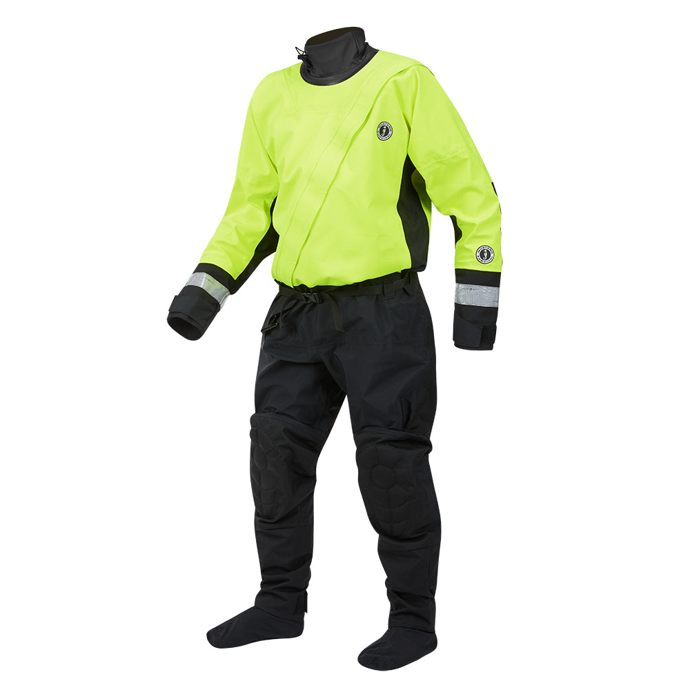 Mustang MSD576 Water Rescue Dry Suit Fluorescent Yellow GreenBlack XXL