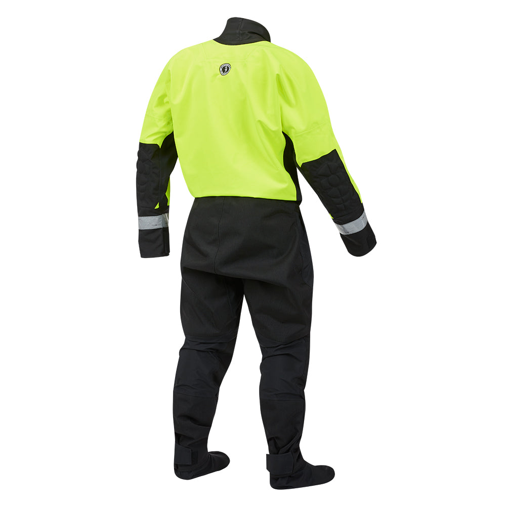 Mustang MSD576 Water Rescue Dry Suit Fluorescent Yellow GreenBlack XXL