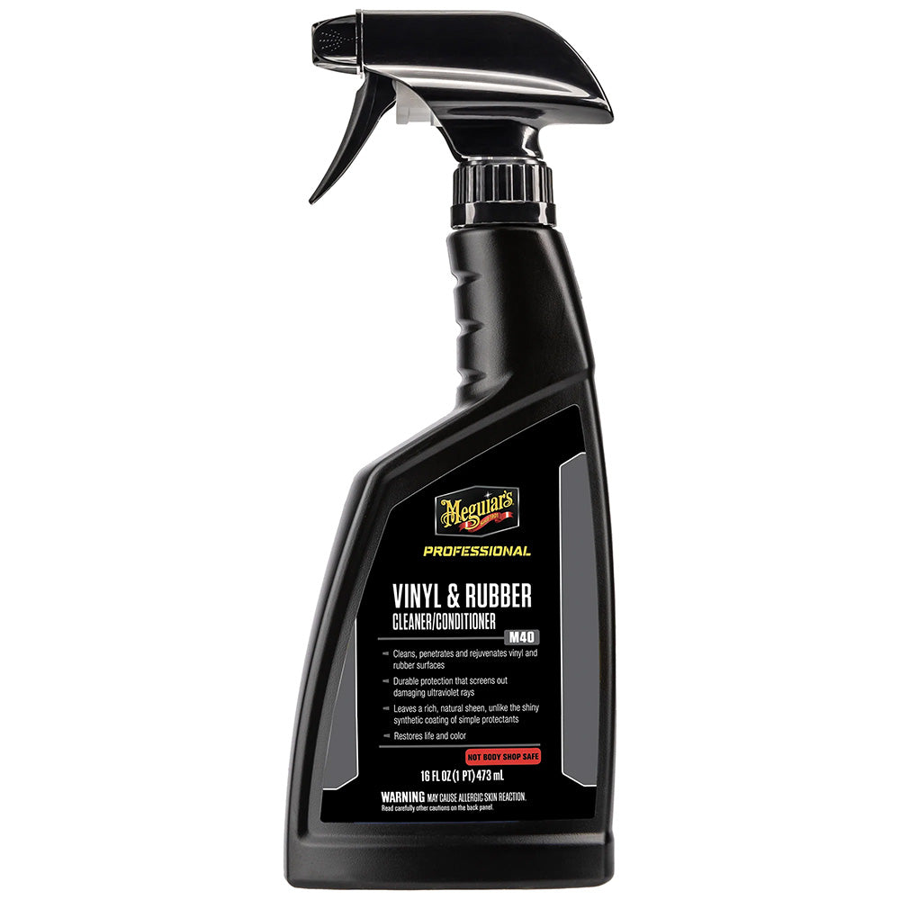 Meguiars M40 Mirror Glaze Vinyl Rubber Cleaner Conditioner 16oz